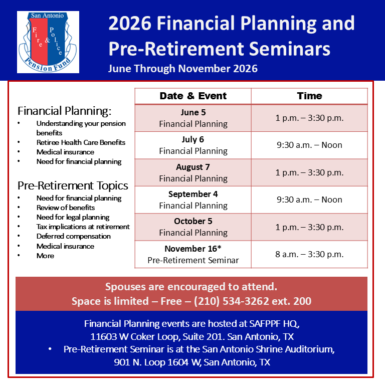 2026 Financial Planning Seminars